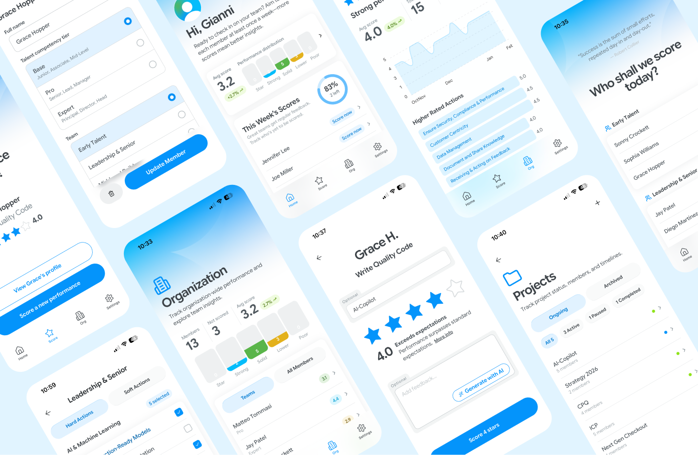 JustScore product overview