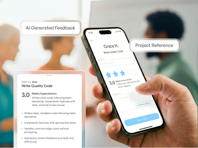 JustScore interface detail
